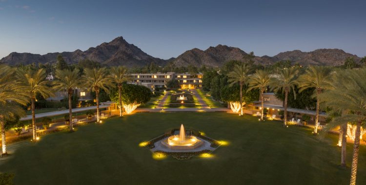 Arizona Biltmore window view