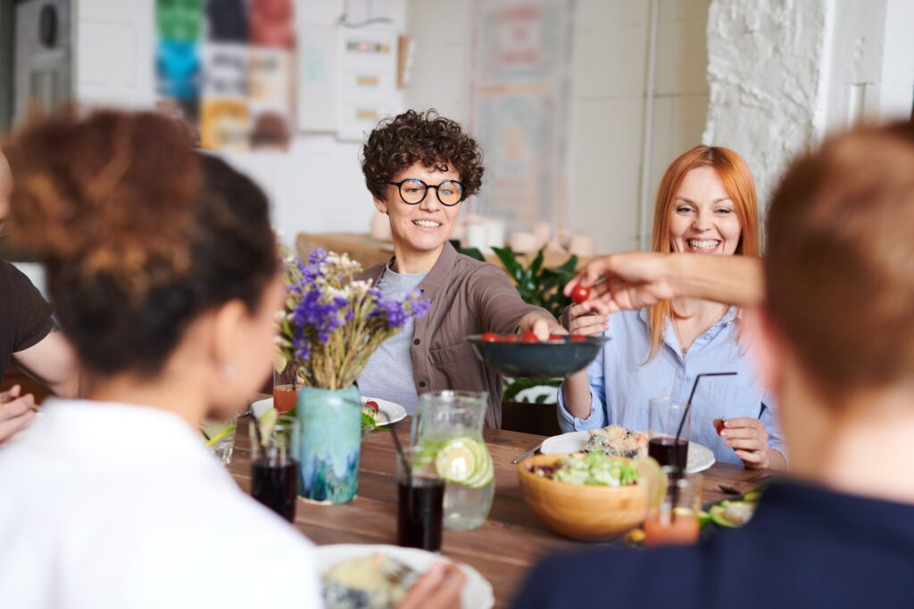 mundane to holy - sharing a meal