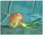 <a href="https://fineartamerica.com/featured/turquoise-onion-laura-gabel.html" target="_blank" rel="noopener noreferrer">Purchase "Turquoise Onion" Here</a> © Laura Gabel. "Turquoise Onion". Soft Pastel, white frame, 11 x 14. Private collection.