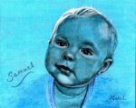 © Laura Gabel, “Samuel Blue Boy”. Charcoal, 10.5 x 12.5. $150. <a href="https://www.lgabel.com/product/samuel-blue-boy/" target="_blank" rel="noopener noreferrer">Purchase Here</a> © Laura Gabel, “Samuel Blue Boy”. Charcoal, 10.5 x 12.5. $150.