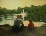 © Laura Gabel, “Billy & Grandson”. Acrylic and canvas, 16.5 x 13.5. Private collection. © Laura Gabel, “Billy & Grandson”. Acrylic and canvas, 16.5 x 13.5. Private collection.