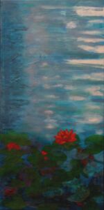 © Laura Gabel, “Lily 1”. Oil, 10x20. $400. <a href="https://www.lgabel.com/product/lily-1/ " target="_blank">Purchase Here</a> © Laura Gabel, “Lily 1”. Oil, 10x20. $400.
