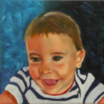 © Laura Gabel, "Eli". Oil, 10x10. Private collection. Eli legacy blog 6