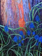 © Laura Gabel, “Bark and Bluebells”. Pastel, 22.5x29. Framed in a mahogany wood frame with museum non-glare glass. $2500. <a href="https://www.lgabel.com/product/bark-and-bluebells/ " target="_blank" rel="noopener noreferrer">Purchase Here</a> © Laura Gabel, “Bark and Bluebells”. Pastel, 22.5x29. Framed in a mahogany wood frame with museum non-glare glass. $2500. Creation speaks