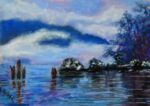© Laura Gabel, “Daydreaming 1”. 5x7 framed to 13x16, mixed media. $325. <a href="https://www.lgabel.com/product/daydreaming-1/" target="_blank" rel="noopener noreferrer">Purchase Here</a> © Laura Gabel, “Daydreaming 1”. 5x7 framed to 13x16, mixed media. $325. Purchase Here