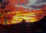 © Laura Gabel, “Arizona Longings: Crimson Canyon”. 5x7 framed to 13x16, mixed media. $250. <a href="https://www.lgabel.com/product/Arizona-Longings-Crimson-Canyon/" target="_blank" rel="noopener noreferrer">Purchase Here</a> © Laura Gabel, “Arizona Longings: Crimson Canyon”. 5x7 framed to 13x16, mixed media. $250. Purchase Here